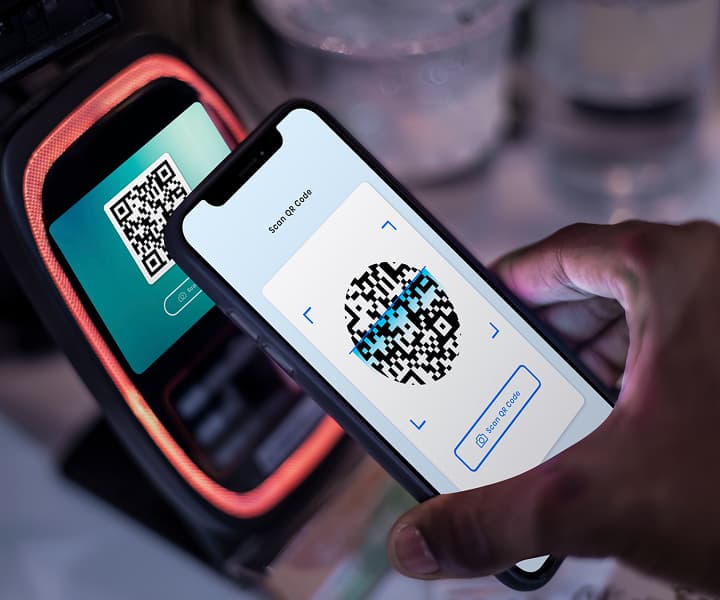 QR code scan on phone